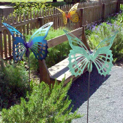 Butterfly Garden Stakes The Garden and Patio Home Guide