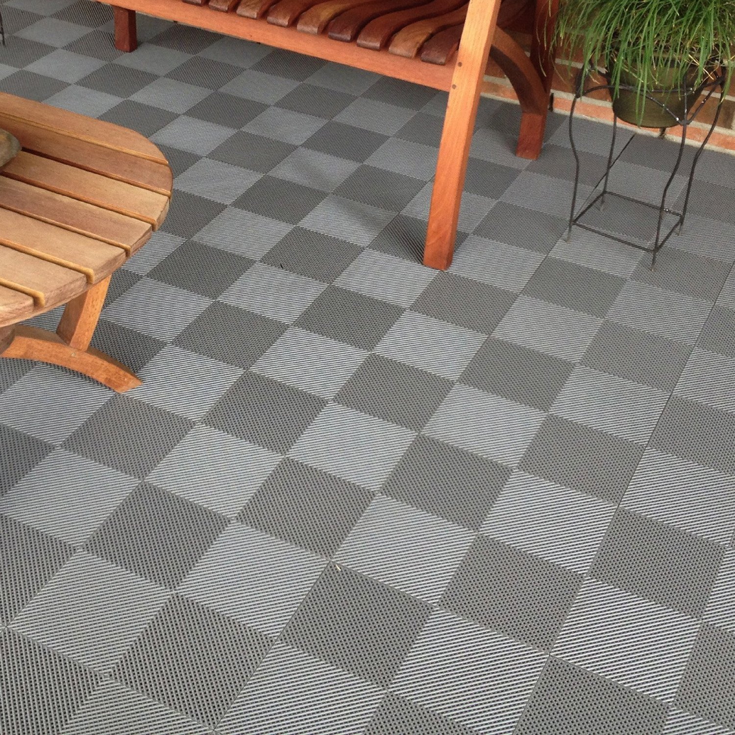 Rubber Patio Tiles Protect And Serve | The Garden and Patio Home Guide